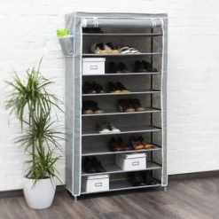 Meuble à Chaussures VALENTIN Tissu Beige -Meilleur Meubles Magasin 04b798de9ce04c3795a780ffebcfa885 1