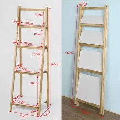 Bibliothèque Étagère échelle FRG162-N -Meilleur Meubles Magasin 0512efb910b4425ea9aeeff83d123d05