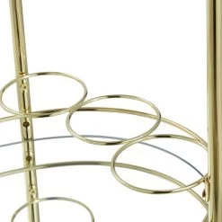 Chariot De Cuisine Ovale Avec 2 Niveaux -Meilleur Meubles Magasin 09ec24fbb3c845a7b8fb56adc24ef64c