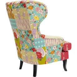 Fauteuil Wing Patchwork -Meilleur Meubles Magasin 0ba6f39c26494dfbb6da58f7f57b2f7e