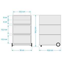 Caisson à Roulettes EasyBox II -Meilleur Meubles Magasin 1000071337 220107 144343000511 SKETCH DETAILS P000000001000071337 sketch