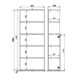 Armoire De Bureau GW-Agenda III 23 Armoire De Bureau GW-Agenda III -Meilleur Meubles Magasin 1000210646 200408 14215100061 SKETCH DETAILS P000000001000210646 sketch