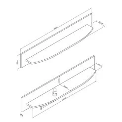 Tablette Murale Intento -Meilleur Meubles Magasin 1000288183 210827 12095500031 SKETCH DETAILS P000000001000288183 sketch