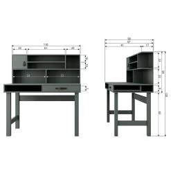 Bureau Stylo -Meilleur Meubles Magasin 1000299507 211011 084544000590 SKETCH DETAILS P000000001000299507 sketch