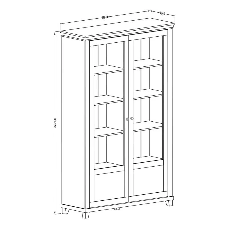 Vitrine Haute Emmanuela 7 Vitrine Haute Emmanuela – Image 5