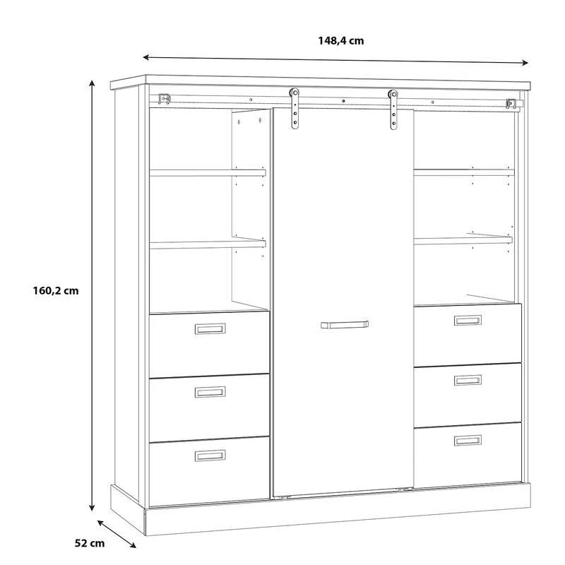 Armoire Tallberg II 10 Armoire Tallberg II – Image 8