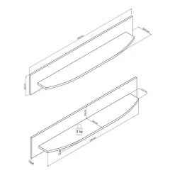 Tablette Murale Intento -Meilleur Meubles Magasin 1000367143 220930 500 SKETCH DETAILS P000000001000367143 sketch