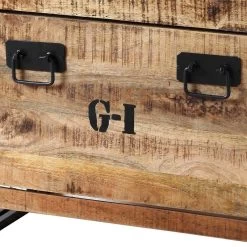 Meuble à Chaussures En Bois Massif Iron -Meilleur Meubles Magasin 1000371218 230420 042 DETAILS P000000001000371218