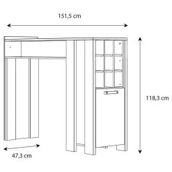 Table De Bar Ravenswood 18 Table De Bar Ravenswood -Meilleur Meubles Magasin 1000372773 230124 500 SKETCH DETAILS P000000001000372773 sketch