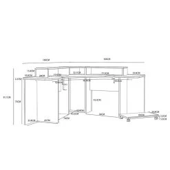 Bureau D’angle Prinza - Type B 9 Bureau D’angle Prinza - Type B -Meilleur Meubles Magasin 1000396000 230706 500 SKETCH DETAILS P000000001000396000 sketch