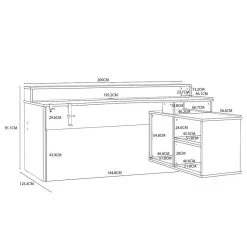 Bureau D’angle Prinza - Type A -Meilleur Meubles Magasin 1000396016 230706 500 SKETCH DETAILS P000000001000396016 sketch