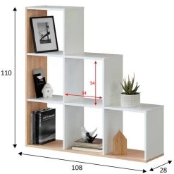 Étagère Bibliothèque Estela -Meilleur Meubles Magasin 105be2413f5547d9ae1ca811d43c737b