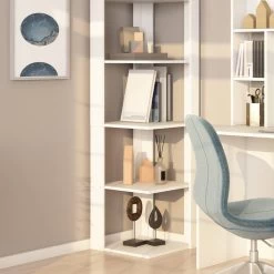 Étagère D'angle Amina Blanc -Meilleur Meubles Magasin 24950bea646f4852b9ff288053da2bb5