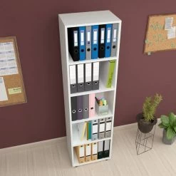 Bibliothèque Vara à 5 Niveaux -Meilleur Meubles Magasin 25d1462c6d8c4e7fb88d516af857ef57