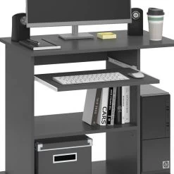 Bureau Ordinateur Harm Anthracite -Meilleur Meubles Magasin 26e1ee532ded46c1a49a1082038e2b5e