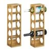 2x étagères à Vin En Bambou 5 étages -Meilleur Meubles Magasin 2778937e2bad413f85cc998cde6ee20b
