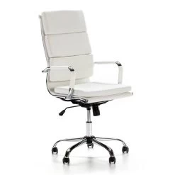 Fauteuil De Bureau Morgan Blanc
