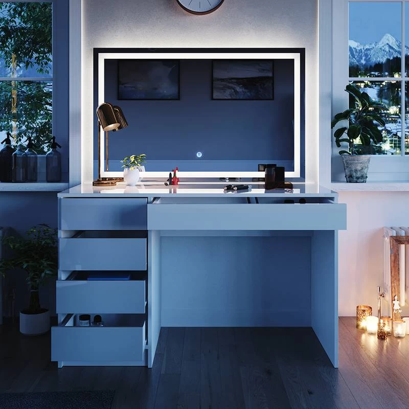 Coiffeuse Sherry Avec Miroir LED 4 Coiffeuse Sherry Avec Miroir LED – Image 2