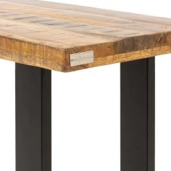 Table Console 115x40x77cm Noir/naturel 9 Table Console 115x40x77cm Noir/naturel -Meilleur Meubles Magasin 399b043c0dbe4272998d54c3dbca683e