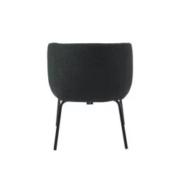 Fauteuil BELEM En Tissu Bouclette Blanc -Meilleur Meubles Magasin 39c1d678416245dfa65714c6fe5d4249