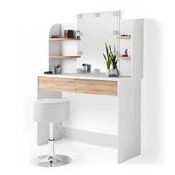 Coiffeuse Charlotte Avec Tabouret Et LED -Meilleur Meubles Magasin 3a334fe4feee4b1882a815ab931f78e7