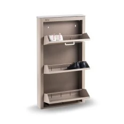 Meuble à Chaussures KIBO 3 Compartiments -Meilleur Meubles Magasin 499c00b2d47d49bdb0524855823841c7