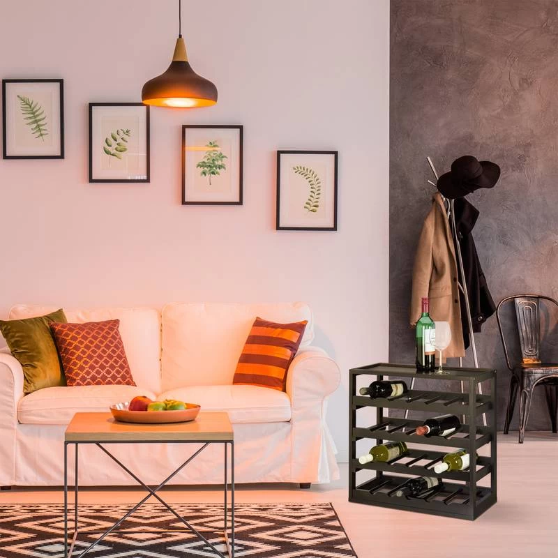 Casier à Bouteilles De Vin En Bois étagè 5 Casier à Bouteilles De Vin En Bois étagè – Image 3