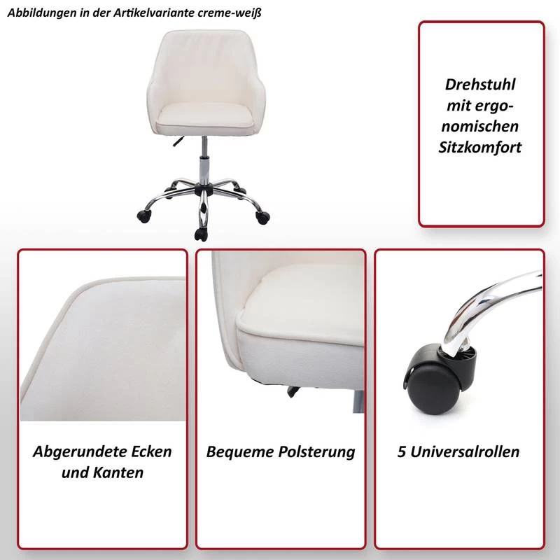 Chaise De Bureau HWC-F82 9 Chaise De Bureau HWC-F82 – Image 7