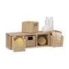 Etagere Cube Rangement Panier Amovible