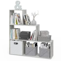 Étagère Escalier Asym 4 Compartiments 10 Étagère Escalier Asym 4 Compartiments -Meilleur Meubles Magasin 574fe3b2469b44f8b22d1cb779087dff