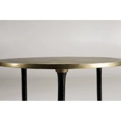 Table D'appoint Ronde Aluminium Doré D51 -Meilleur Meubles Magasin 5833b9560ed14a79a00b050bae19f480