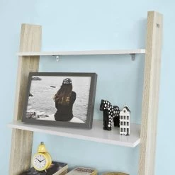 Bibliothèque Étagère échelle FRG112-WN -Meilleur Meubles Magasin 5c1ccb3c36434d8ea8244e1b5956558e