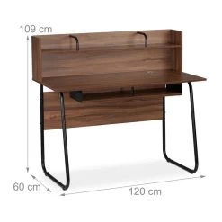 Bureau Avec étagères à Compartiments -Meilleur Meubles Magasin 5d3a2cda23f44304a75191fede645c86