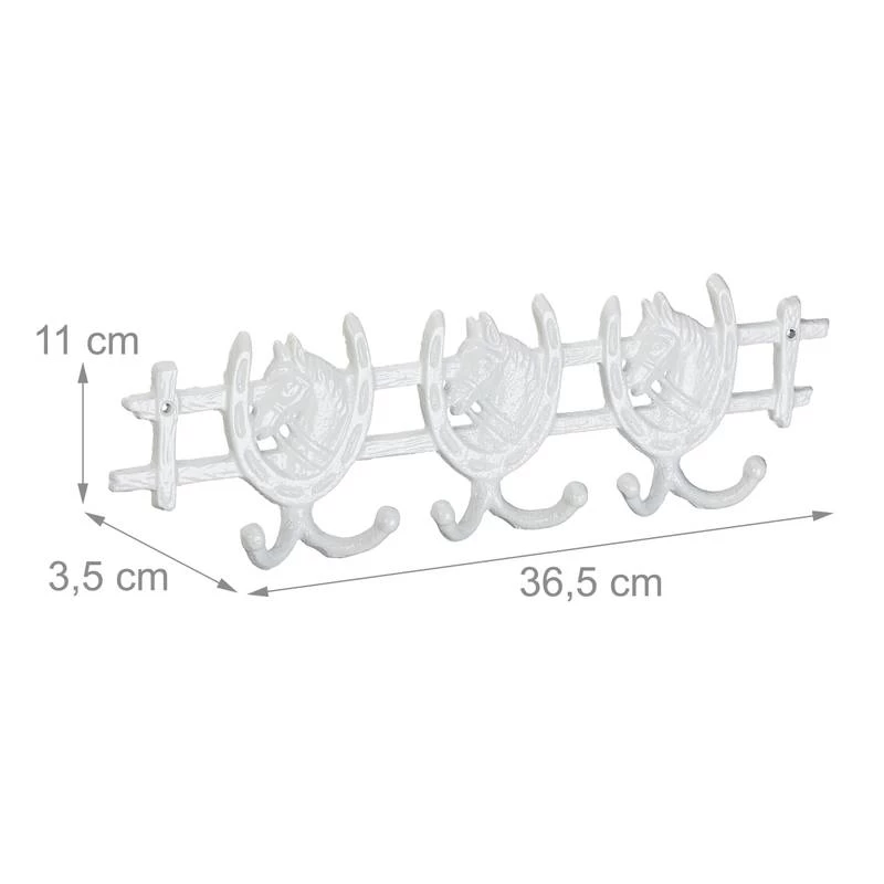 Portemanteau Design Fers à Cheval Blanc 9 Portemanteau Design Fers à Cheval Blanc – Image 7