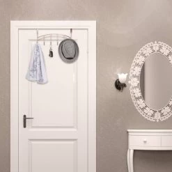 5x Patères De Porte Avec 6 Crochets -Meilleur Meubles Magasin 74c44e32d79d4b37b7546b23078be6fa