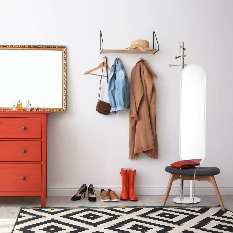 Portemanteau Avec Grand Miroir 5 Portemanteau Avec Grand Miroir – Image 3