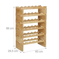 Porte-bouteilles Empilable En Bambou -Meilleur Meubles Magasin 7a1045e57e0043a79a4c371c700d7da0