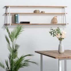 Étagère Polygonal Ascendant 120x35 Blanc -Meilleur Meubles Magasin 7ee724c66bd34f689f47ba83e0bb15b1