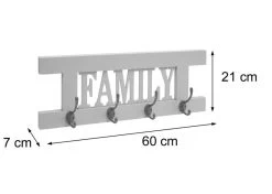 Vestaire Mural HWC-C60 Shabby (2-pièces) -Meilleur Meubles Magasin 8344080ad11a4ce6887007c4a69353ec