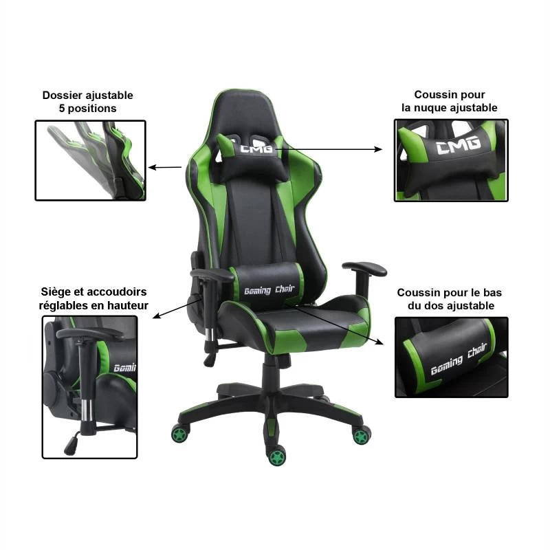 Fauteuil De Bureau GAMING 10 Fauteuil De Bureau GAMING – Image 8
