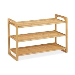 Étagère à Chaussures Bambou Empilable -Meilleur Meubles Magasin 88cfbbd5b8f842399fd2ba994c6c122e