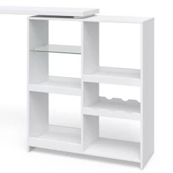 Table De Bar Vega Blanche -Meilleur Meubles Magasin 8acf397c358b4ee1b1e457cc4e7dd836
