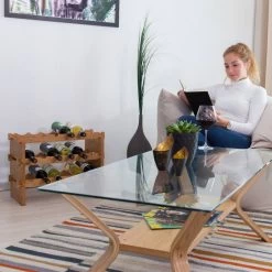 Porte-bouteilles Empilable En Bambou -Meilleur Meubles Magasin 91241a1b478641d6989de3e3d2d31995