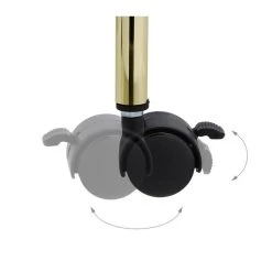 Chariot De Cuisine Ovale Avec 2 Niveaux -Meilleur Meubles Magasin 919bdb54fd5a4d6cb574f373c9d2eb6f