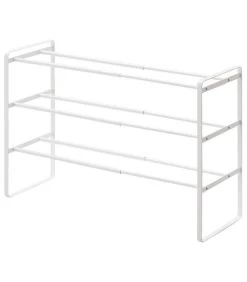 Yamazaki Etagère à Chaussures Noire Extensible