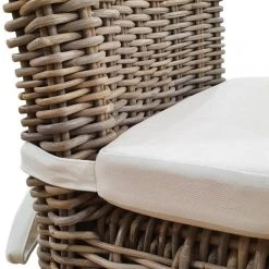 2 Chaises Kubu Naturel Tressé BORA BORA -Meilleur Meubles Magasin 93307504f5784255a47e9b7ff3f78510