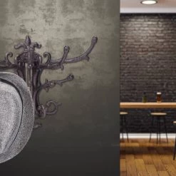 Garderobe Murale Vintage Lot De 2 Marron -Meilleur Meubles Magasin 9c12d004caef4b3ebab135965b09fc1a