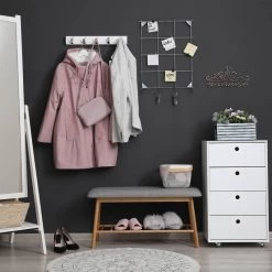 3x Portemanteaux Muraux En Fonte Blanc -Meilleur Meubles Magasin 9d5c4ae7ace74720881b4c618efa806d