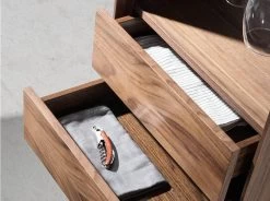 Meuble Bar Pivotant En Bois De Noyer -Meilleur Meubles Magasin a02c556684e24538977e555185b8d164