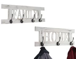 Vestaire Mural HWC-C60 Shabby (2-pièces) -Meilleur Meubles Magasin a2cc801485334927a5be38d89c6f3812